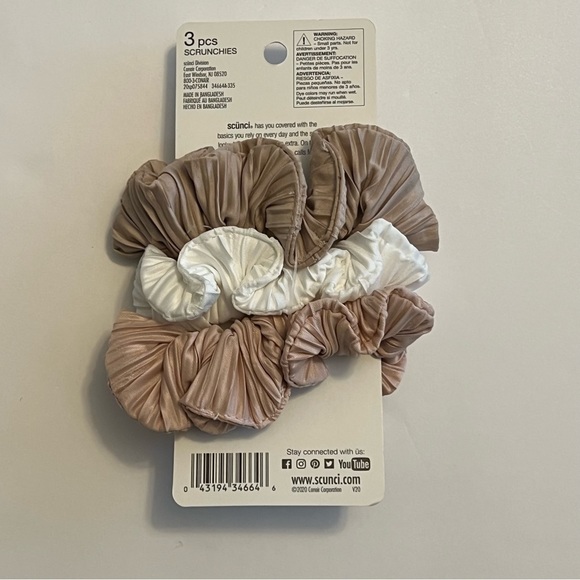 5/$20 Scunci 3pc Hair Scrunchies - Picture 3 of 3